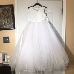 Girls David bridal Flower girl dress size 12